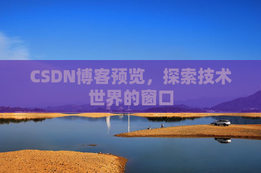 CSDN博客预览,探索技术世界的窗口